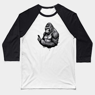 Funny Gorilla Baseball T-Shirt